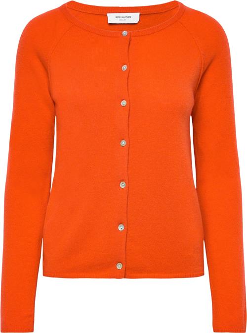 Se Rosemunde Wool & Cashmere Cardigan Kvinde Cherry Tomato Cardigans Str S Cashmere - hos Magasin ved Magasin