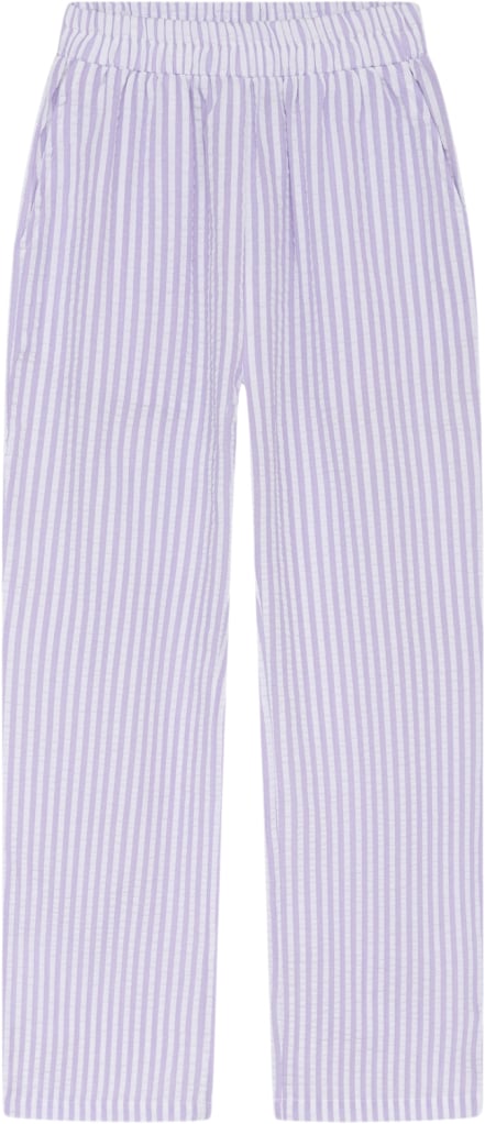 Se Grunt Tenna Striped Pant Str L/14Y - Purple Bukser hos Magasin ved Magasin