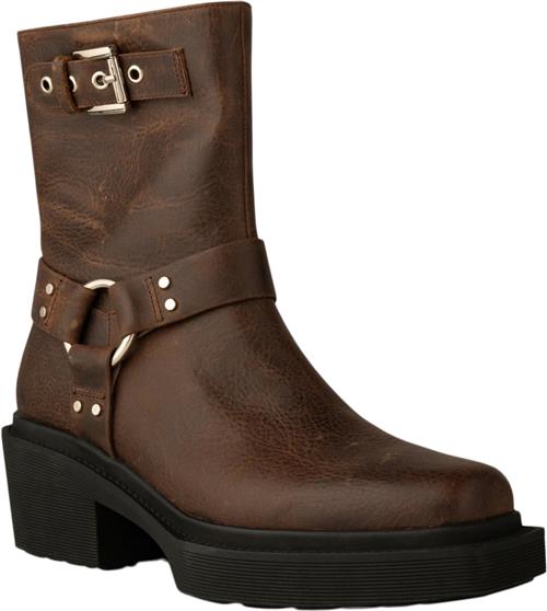 Shoe The Bear Stbamina Biker Kvinde Dark Brown Cowboy & Biker Str 39 - hos Magasin