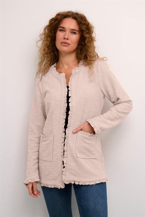 Se Cream Crmellie Cardigan Kvinde Rose Dust Blazere Str L - hos Magasin ved Magasin