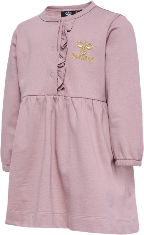 Hummel Hmlselina Dress L/S Str 2 år / 92 cm - Deauville Mauve Kjoler hos Magasin