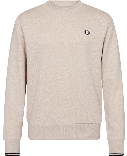 Se Fred Perry M7535 Mand Porridge M/anchor Grey Sweatshirts Str L - Bomuld hos Magasin ved Magasin