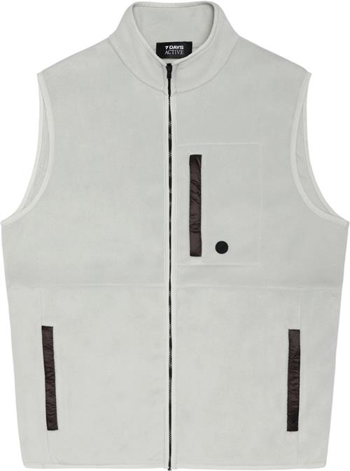 Se 7 Days Active Fleece Vest Kvinde 820 Northern Droplet Veste Str L - hos Magasin ved Magasin