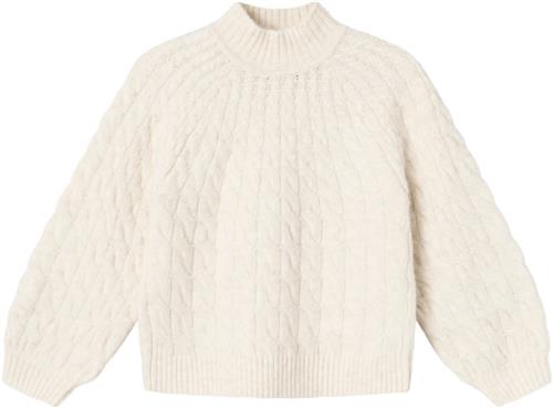 Se Name It Nkfnadalie LS Knit Str 134/140 - Jet Stream Strik hos Magasin ved Magasin