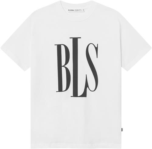 BLS Hafnia Henry Tshirt Mand White Kortærmede T-shirts Regular Fit Str XXL - Bomuld hos Magasin