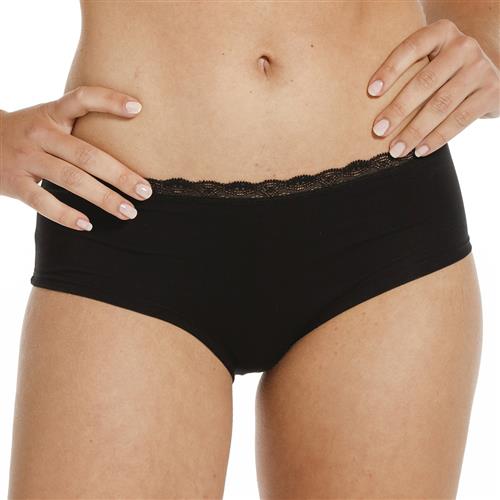 Femilet Basic Lace Hipster Briefs Str 38 - Bomuld hos Magasin