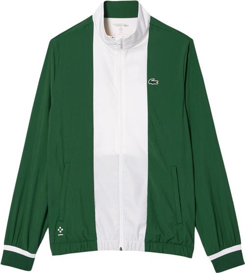 Lacoste Tracksuit Mand Green/white-white Fleece Str M - hos Magasin