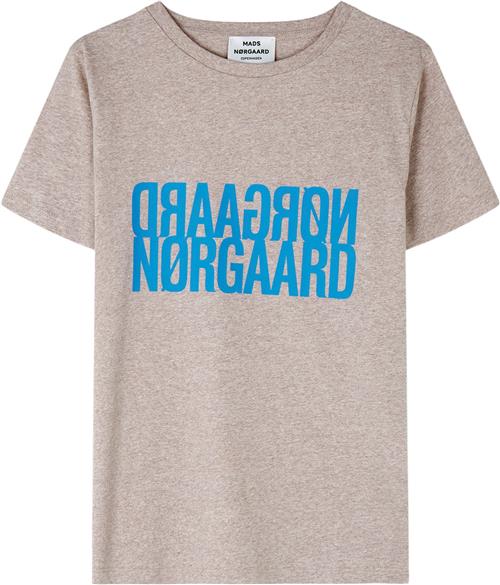 Mads Nørgaard - Copenhagen Single Organic Trenda P Tee Kvinde Grå Kortærmede T-shirts Str XS - hos Magasin