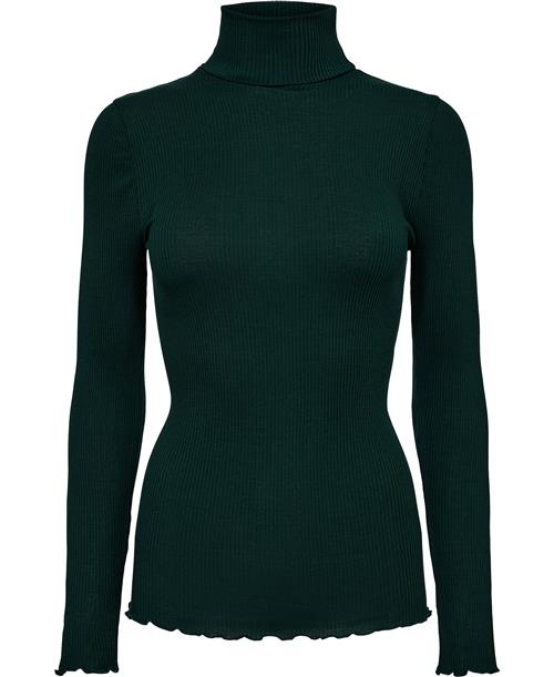 Se RM by Rosemunde Rmwbalta Modal LS Rollneck Blouse Kvinde Bottle Green Kortærmede T-shirts Str S - hos Magasin ved Magasin