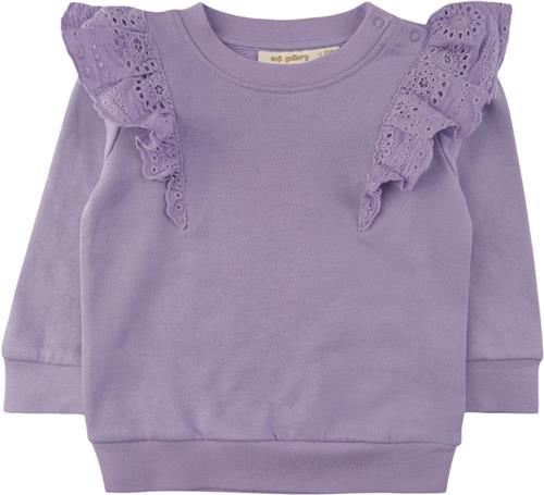 Soft Gallery Sgbmelanie L_S Sweatshirt Str 12m Piger - Violet Tulip Sweatshirts Bomuld hos Magasin