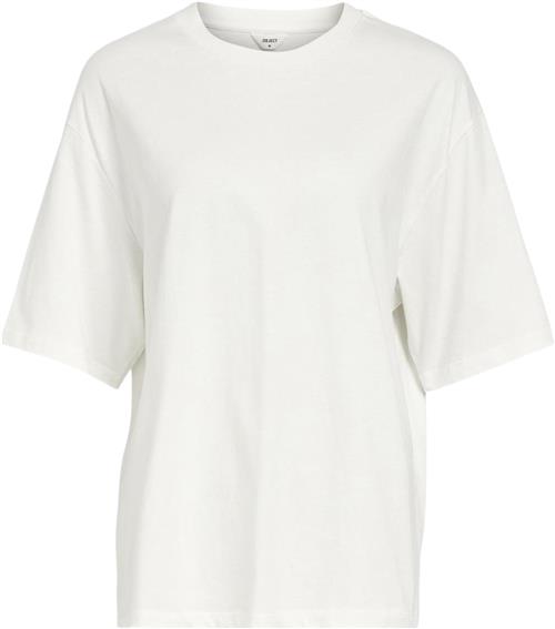 Object Objgima 2/4 Oversize Tshirt Noos Kvinde Cloud Dancer Kortærmede T-shirts Str L - hos Magasin