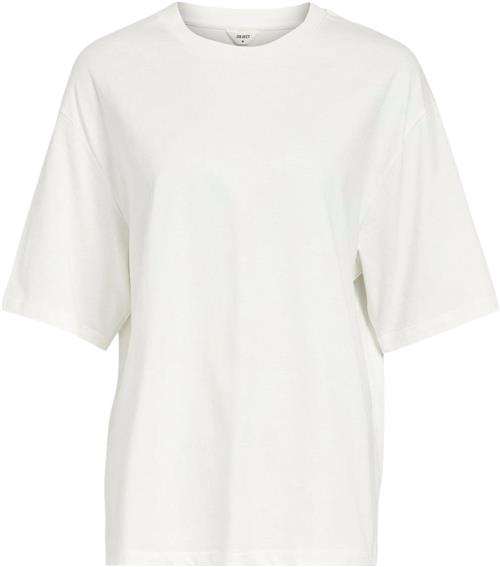 Object Objgima 2/4 Oversize Tshirt Noos Kvinde Cloud Dancer Kortærmede T-shirts Str XL - hos Magasin