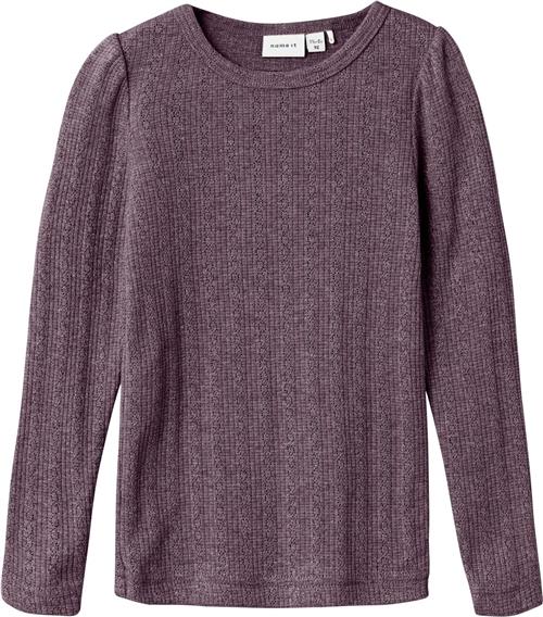 Name It Nmfohusa LS TOP Str 98 - Arctic Dusk Langærmede T-shirts hos Magasin