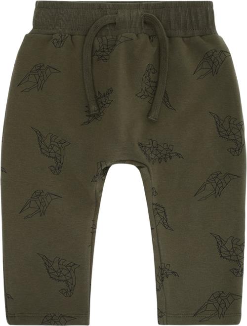 The New Tnslaurent Sweatpants Str 98 cm - Ivy Green Dino Ao Bukser Bomuld hos Magasin