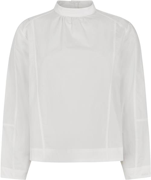 Se esmé studios Esrosa LS Blouse Kvinde Snow White Langærmede Bluser Str XL - hos Magasin ved Magasin