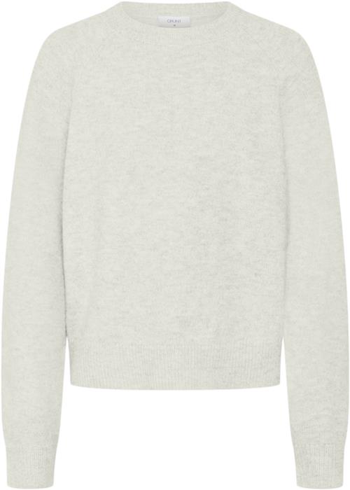 Grunt Iben Knit Str M/12Y - Off White Strik hos Magasin