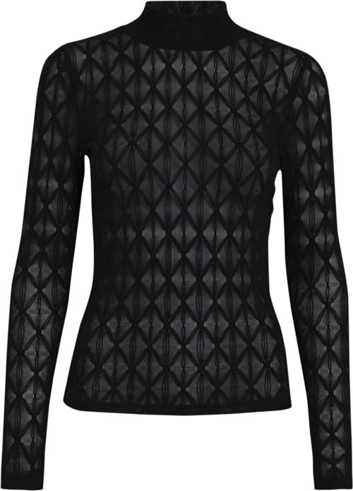 Se Minus Mstamia Lace Top Kvinde Black Blazere Str S - hos Magasin ved Magasin