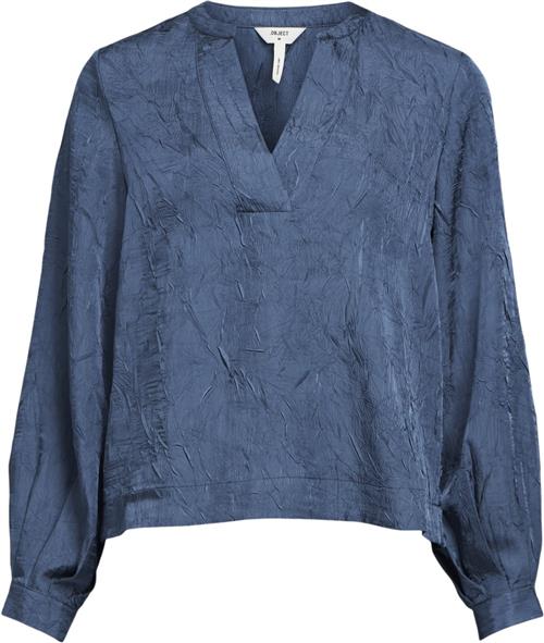 Se Object Objjohnson RE L/S Vneck TOP Noos Kvinde Bering Sea Toppe Str 38 - hos Magasin ved Magasin