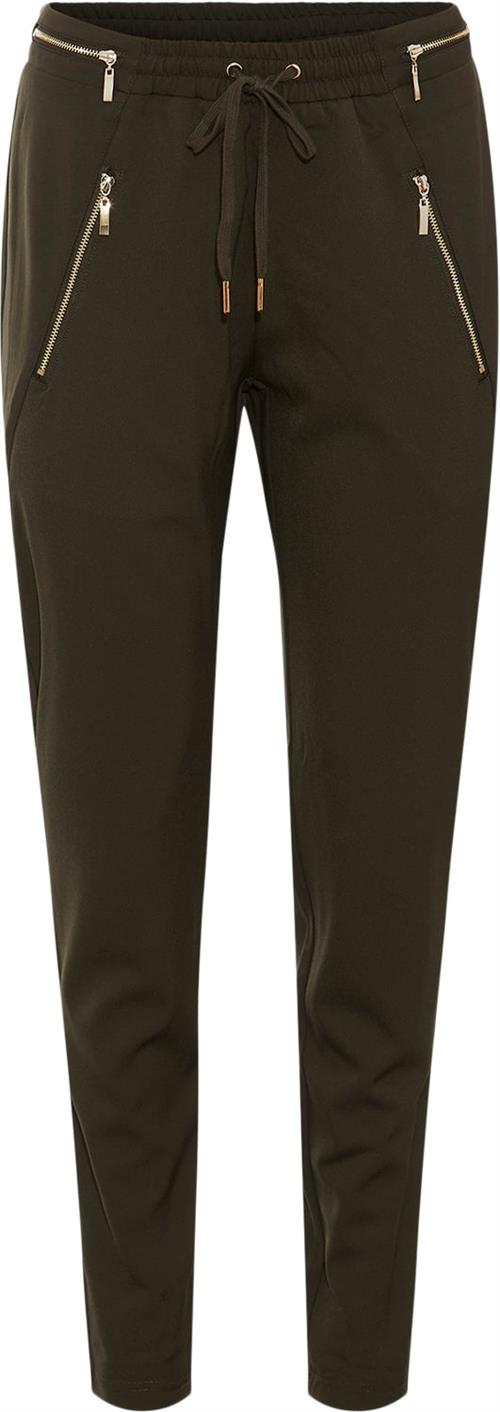 Rue de Femme New Columbine Gold Pant Kvinde Army Bukser Med Smalle Ben Str S - hos Magasin