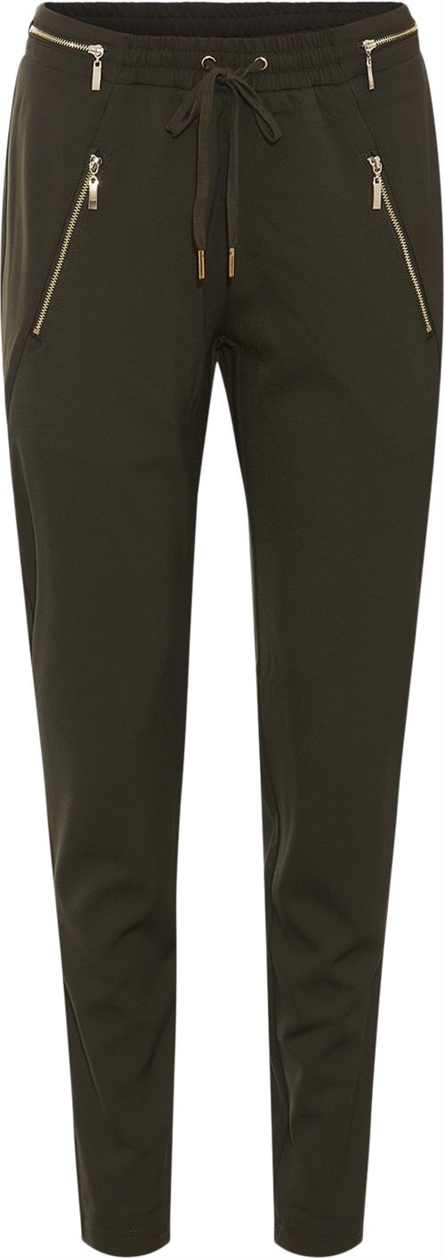 Rue de Femme New Columbine Gold Pant Kvinde Army Bukser Med Smalle Ben Str XL - hos Magasin