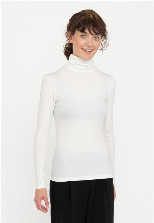 Soft Rebels Srfenja Rollneck Kvinde Snow White Rullekraver Str XS - hos Magasin