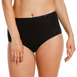 Se Femilet Basic Cotton Brief Højtaljede Trusser Str 44 - Bomuld hos Magasin ved Magasin