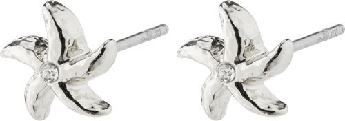 Se Pilgrim Oakley Recycled Starfish Earrings Silverplated one size - Ørestikker hos Magasin ved Magasin