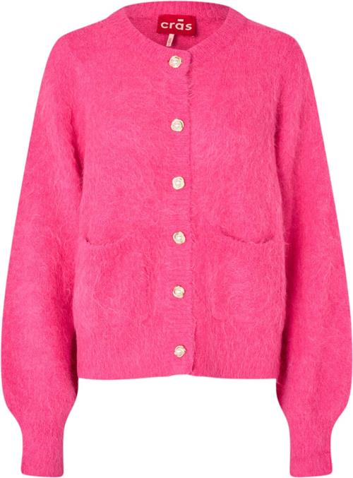 Cras Steviecras Cardigan Kvinde Pink Pop Cardigans Str 42 - hos Magasin