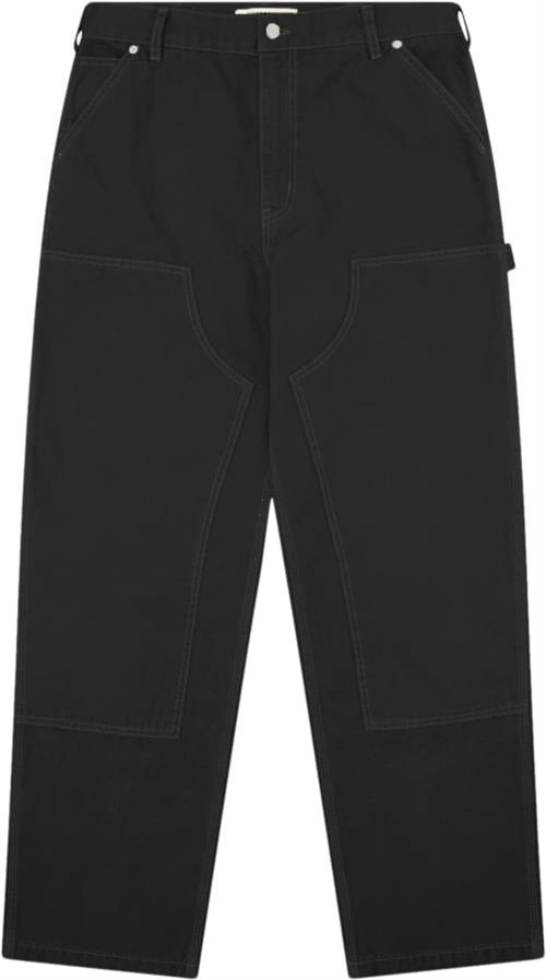 Woodbird Wbdizzon Carpenter Pants Mand Black Cargo Bukser Str 30 - hos Magasin