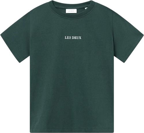 Se Les Deux Dexter Tshirt Kids Str 134/140 - Pine Green Kortærmede T-shirts hos Magasin ved Magasin