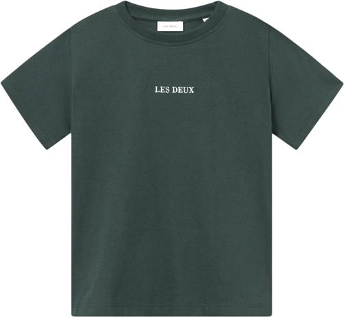 Les Deux Dexter Tshirt Kids Str 158/164 - Pine Green Kortærmede T-shirts hos Magasin