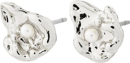 Se Pilgrim Inaya Recycled Earrings Silverplated one size - Ørestikker hos Magasin ved Magasin