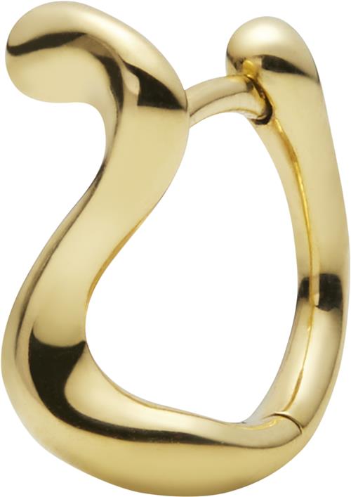 Maria Black Lotus 9 Huggie Right Gold HP ONE SIZE - Creoler hos Magasin