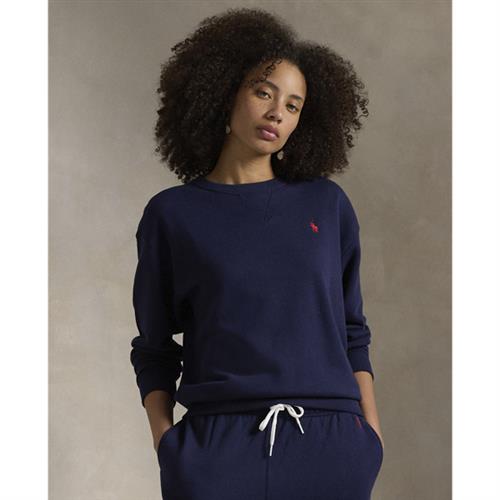 Polo Ralph Lauren Island Flclsl-sws Kvinde Blå Sweatshirts Str XL - Bomuld hos Magasin