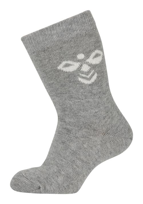 Hummel Sutton Socks Str 28-31 - Grå Strømper Bomuld hos Magasin