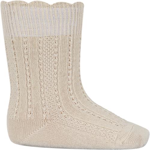 Se mpKids Sif Socks Str 25/28 - Ecru Strømper Viskose hos Magasin ved Magasin