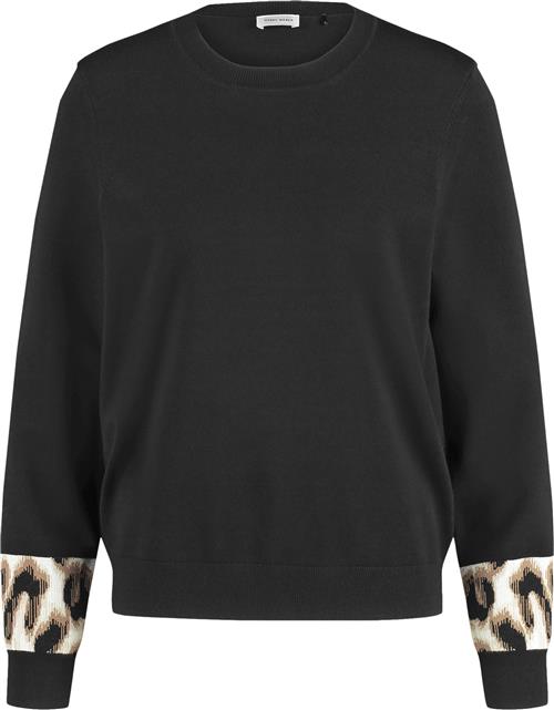 Gerry Weber Pullover 1/1 Sleeve Kvinde Black Sweaters Str 42 - hos Magasin