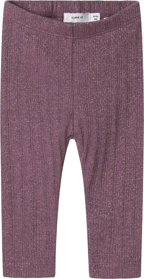 Name It Nbfohusa Legging Str 80 - Arctic Dusk Leggings hos Magasin