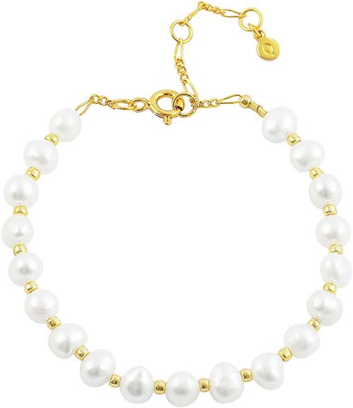 Hultquist Arabella Bracelet ml: 18 cm + 3 cm flex. - Perlearmbånd hos Magasin