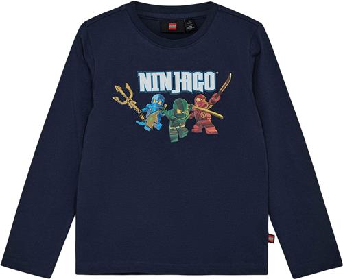 Se LEGO kidswear/LEGO børnetøj Lwtano 620 T-shirt L/S Str 140 cm - Blå Bluser hos Magasin ved Magasin