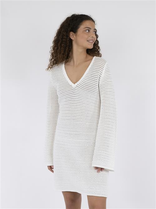 Se Neo Noir Jeanett Crochet Dress Kvinde Off White Korte Kjoler Str 34 - hos Magasin ved Magasin