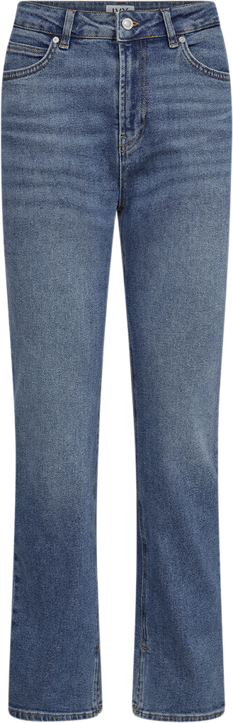 IVY Copenhagen Ivylulu Jeans Split Wash Vigo Kvinde Denim Blue Straight Jeans Str 31 / 30 - hos Magasin