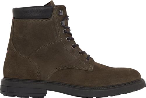 Tommy Hilfiger Hilfiger Outdoor Suede Boot Mand Warm Military Snørestøvler Str 41 - hos Magasin