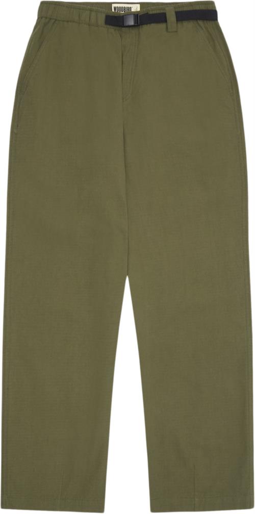 Woodbird Umo Base Pant Mand Army Green Casual Bukser Str XL - hos Magasin