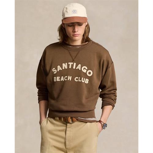 Polo Ralph Lauren Seasonal Fleecelsl-sws Mand Court Brown Sweatshirts Str L - hos Magasin