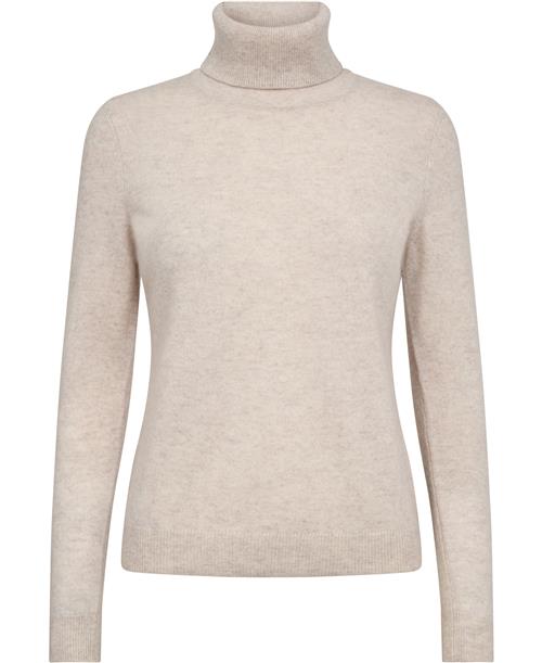 Christian Berg Kkarita ML - 100 Cashmere Kvinde Barley Mel Sweaters Str M Cashmere - hos Magasin