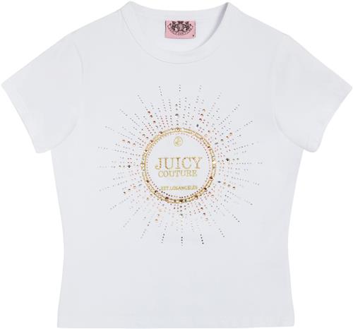 Juicy Couture Heritage Crown Tshirt Kvinde White Kortærmede T-shirts Str S - hos Magasin