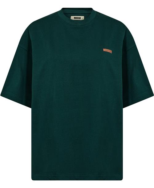 Woodbird Wbjuno Jules Tee Kvinde Sports Green Kortærmede T-shirts Str S - hos Magasin