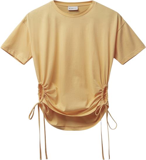 Blanche Mainbl Loop Tee Kvinde Buff Orange Kortærmede T-shirts Str XS - Bomuld hos Magasin