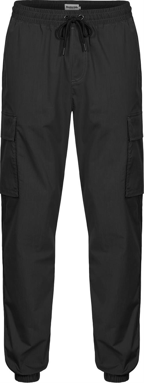 Resteröds Cargo Pants Lightweight Mand Sort Cargo Bukser Str M - hos Magasin